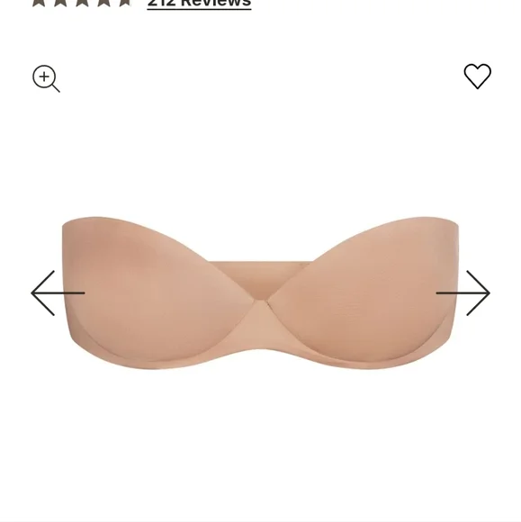 NWT SKIMS STRAPLESS PUSH-UP BRA - Picture 2 of 7